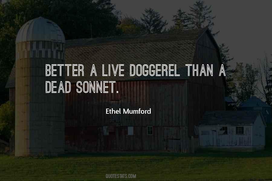 Ethel Mumford Quotes #1295342