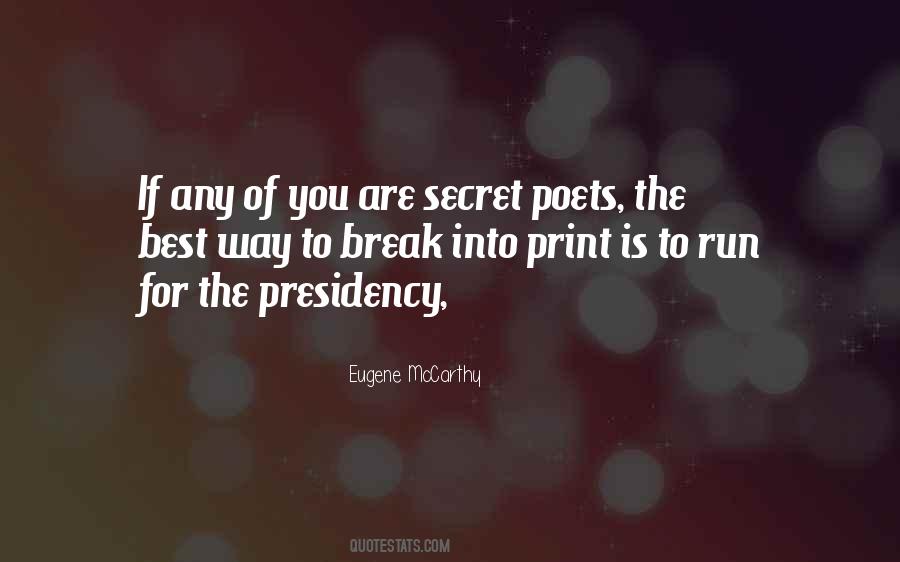 Eugene Mccarthy Quotes #1138114