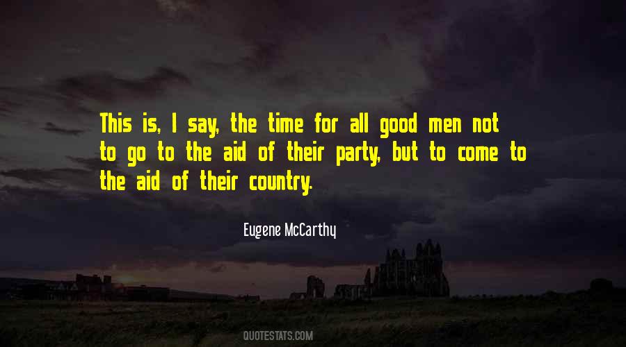 Eugene Mccarthy Quotes #1438905