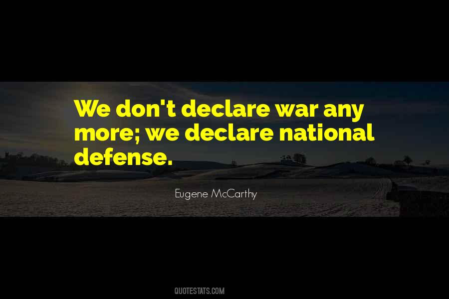 Eugene Mccarthy Quotes #32371