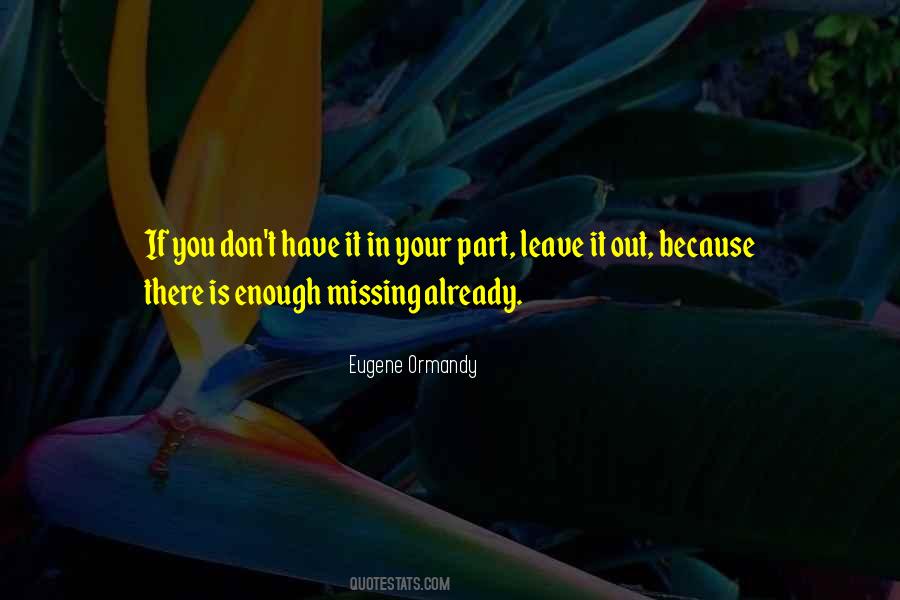 Eugene Ormandy Quotes #1865216