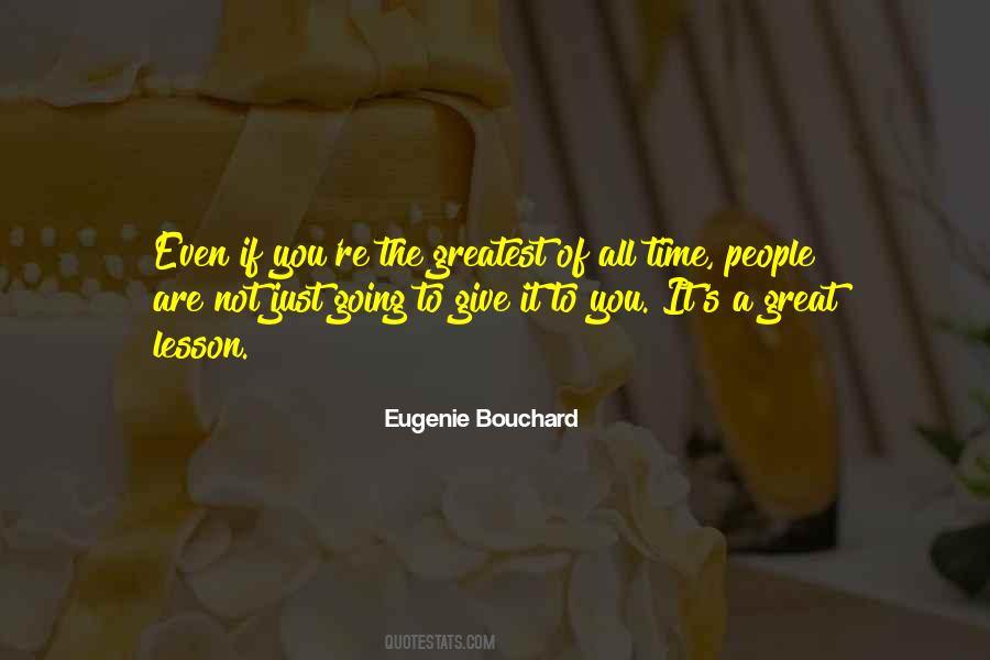 Eugenie Bouchard Quotes #568049