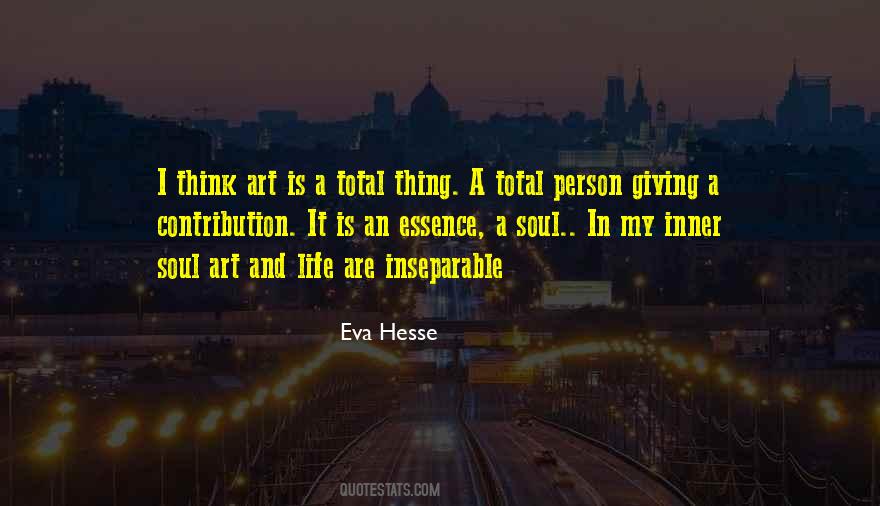 Eva Hesse Quotes #108581