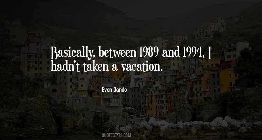 Evan Dando Quotes #1106353