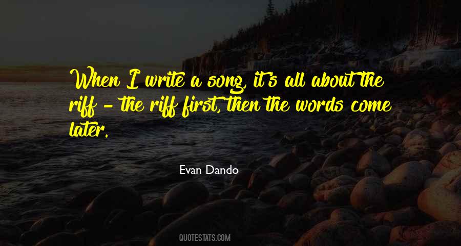 Evan Dando Quotes #1217798