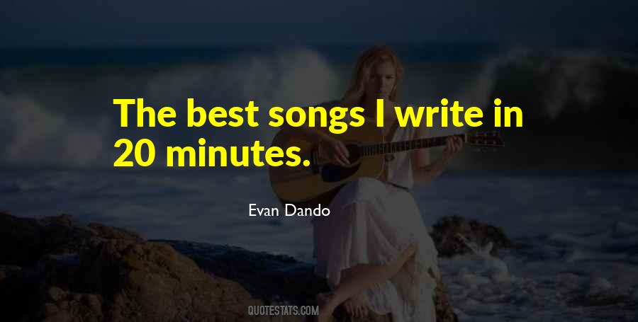 Evan Dando Quotes #1389158