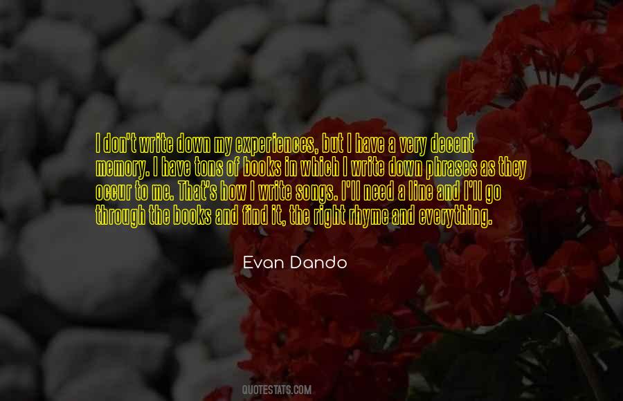 Evan Dando Quotes #1538008