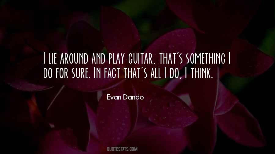 Evan Dando Quotes #743473