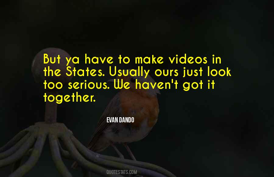 Evan Dando Quotes #963978