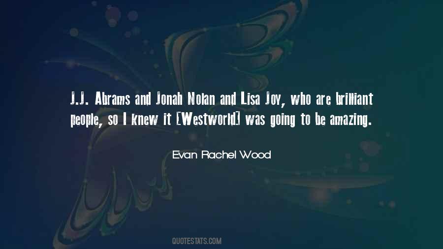 Evan Rachel Wood Quotes #1137722