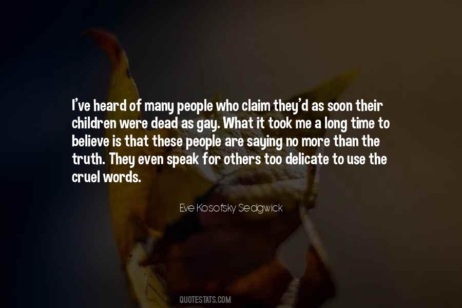 Eve Kosofsky Sedgwick Quotes #873414