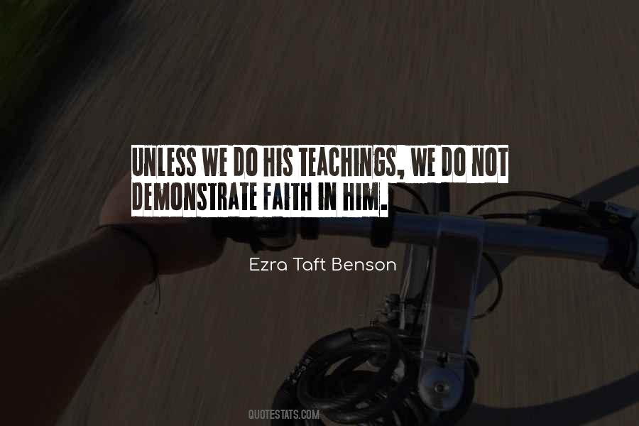 Ezra Taft Benson Quotes #220926