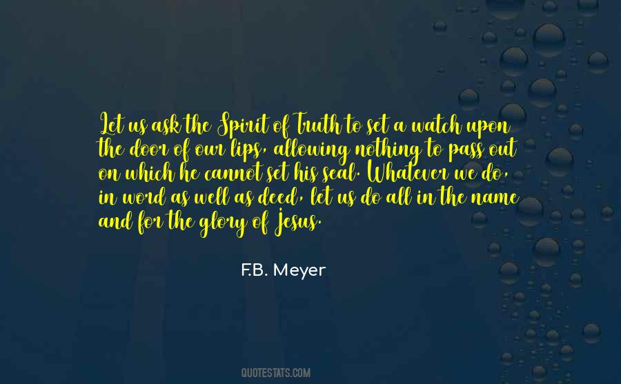 F B Meyer Quotes #315058