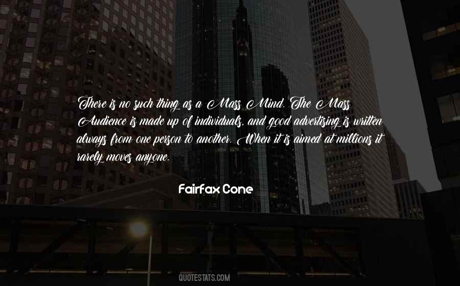 Fairfax M Cone Quotes #699786