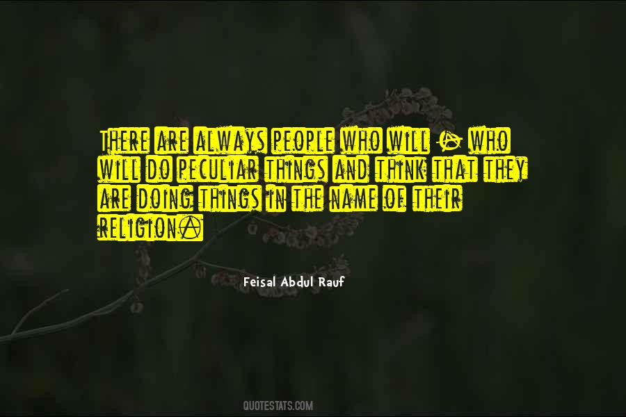 Feisal Abdul Rauf Quotes #1212108