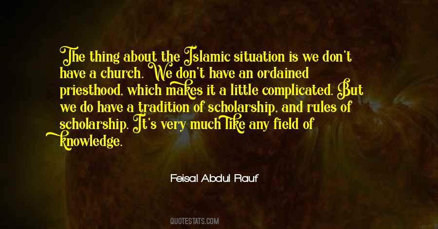 Feisal Abdul Rauf Quotes #1237094