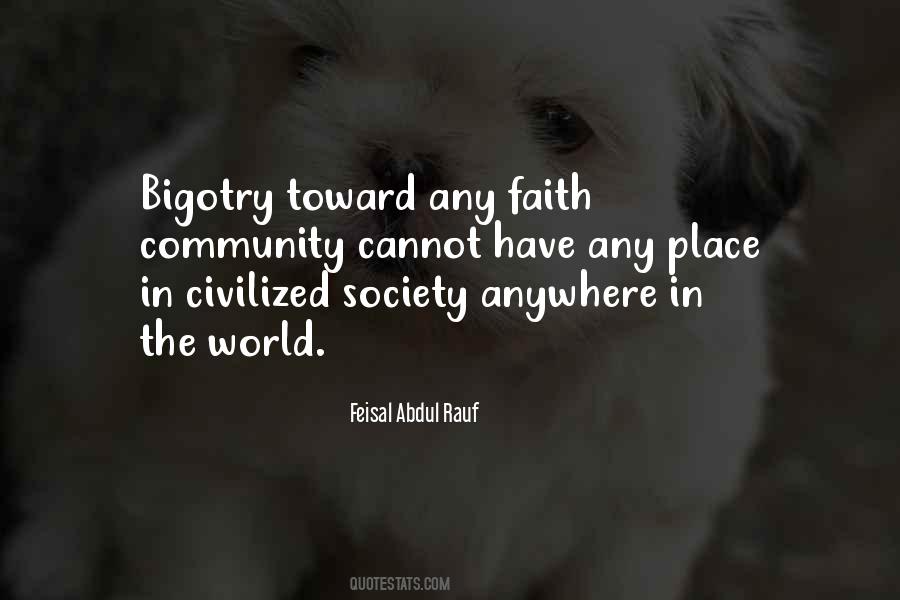 Feisal Abdul Rauf Quotes #1668127