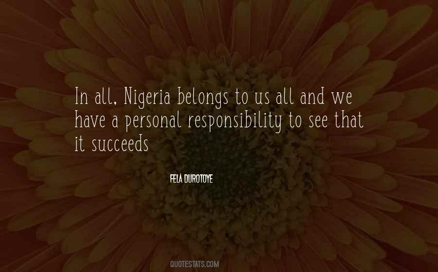 Fela Durotoye Quotes #1333603