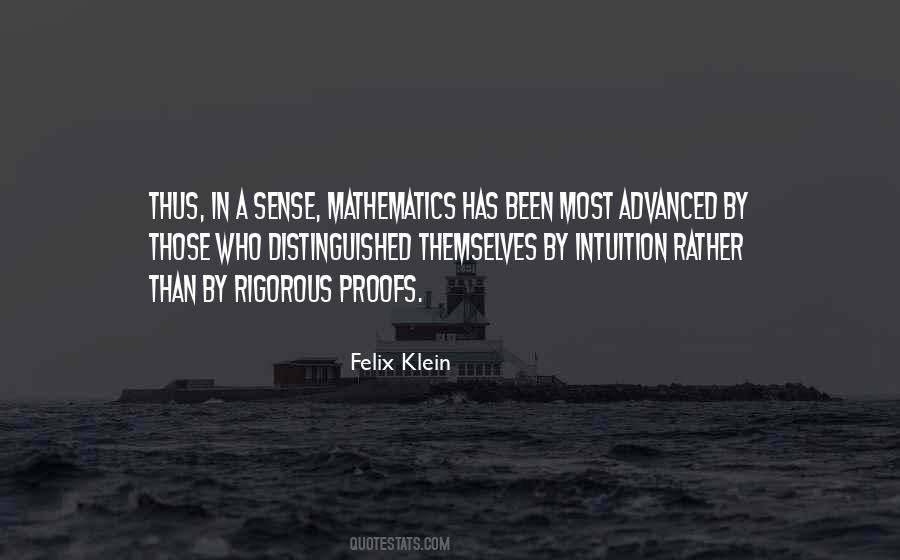 Felix Klein Quotes #1270883