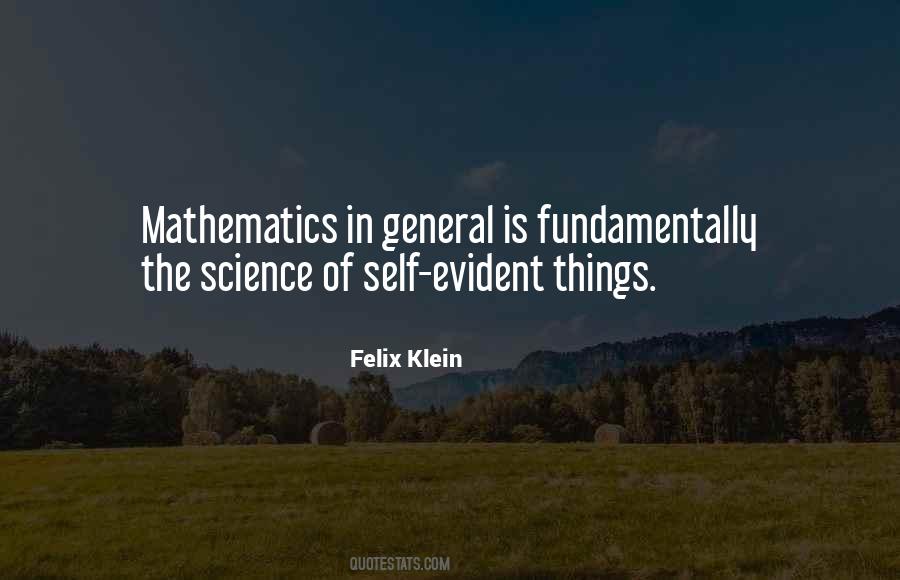 Felix Klein Quotes #876373