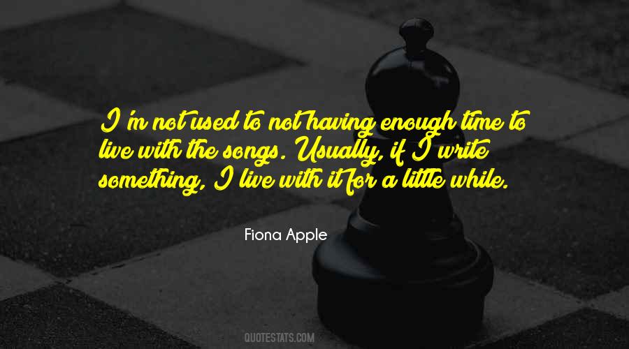 Fiona Apple Quotes #599415