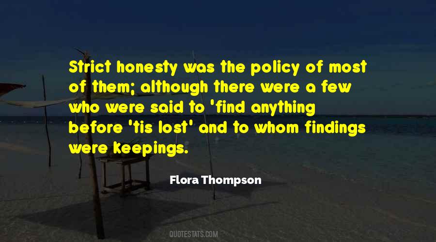 Flora Thompson Quotes #1307114