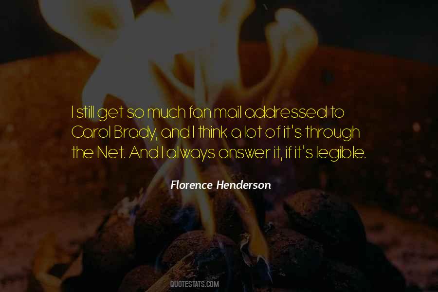 Florence Henderson Quotes #648155