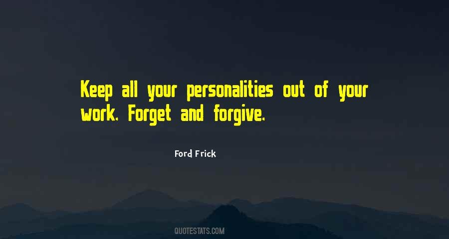 Ford Frick Quotes #1235962