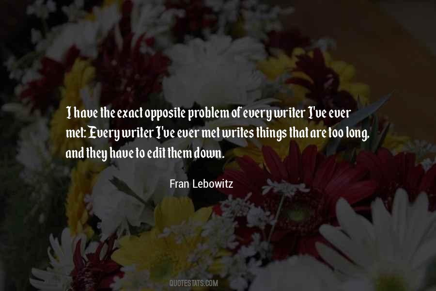 Fran Lebowitz Quotes #55161