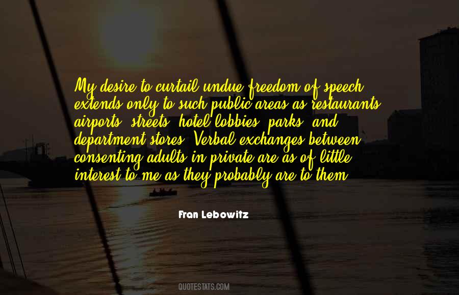 Fran Lebowitz Quotes #99288