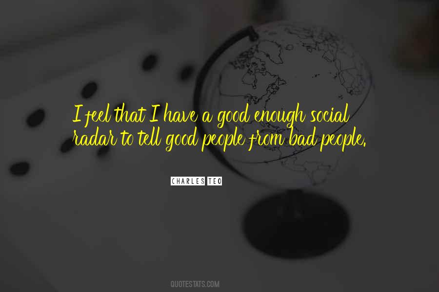 Quotes About Bad People #1159061