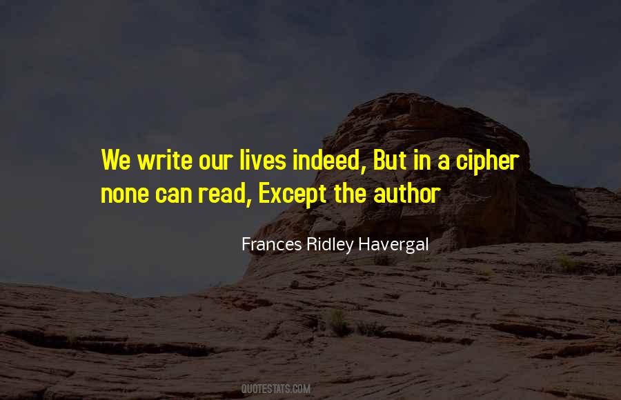 Frances Ridley Havergal Quotes #1243327