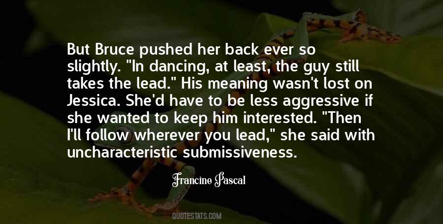 Francine Pascal Quotes #1313483