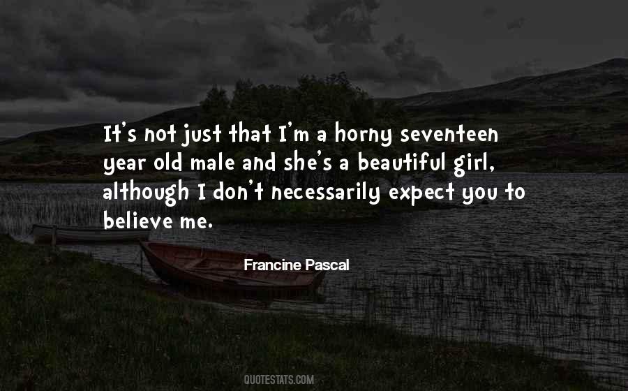 Francine Pascal Quotes #287617