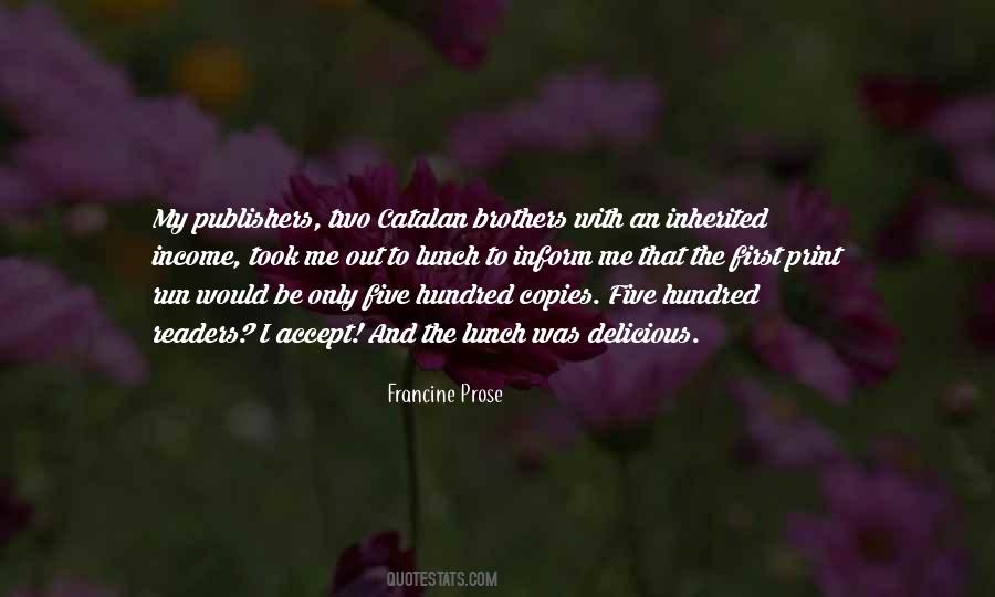 Francine Prose Quotes #1558054