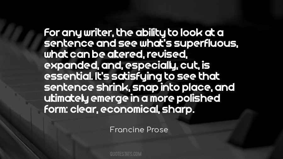 Francine Prose Quotes #686072