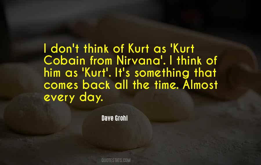 Quotes About Cobain #556947