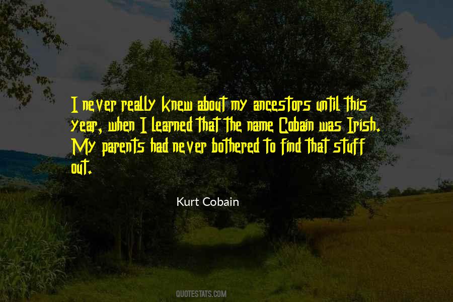 Quotes About Cobain #581143