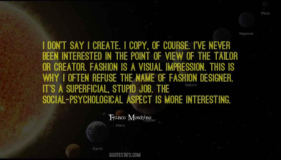 franco moschino quotes