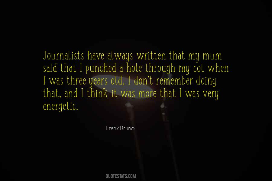 Frank Bruno Quotes #1252288