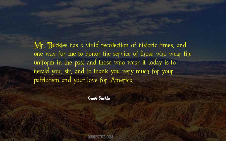 Frank Buckles Quotes #798816