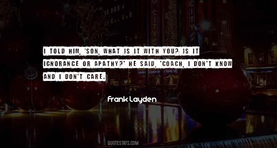 Frank Layden Quotes #693692