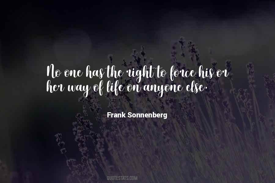 Frank Sonnenberg Quotes #891967