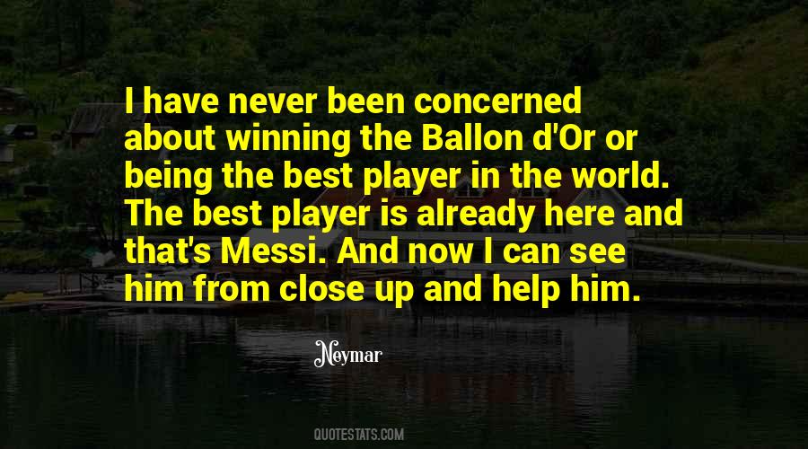 Quotes About Ballon D'or #1092194