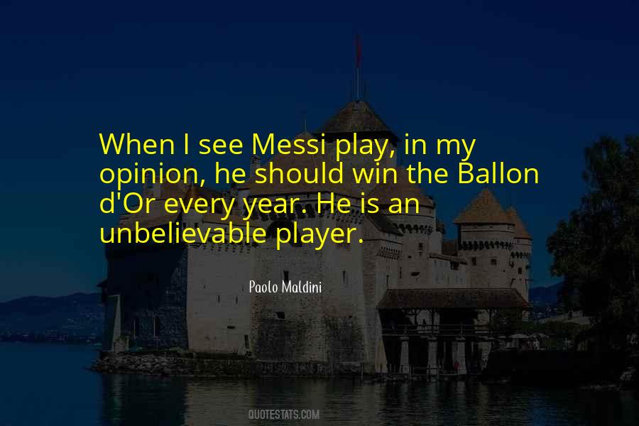 Quotes About Ballon D'or #603344