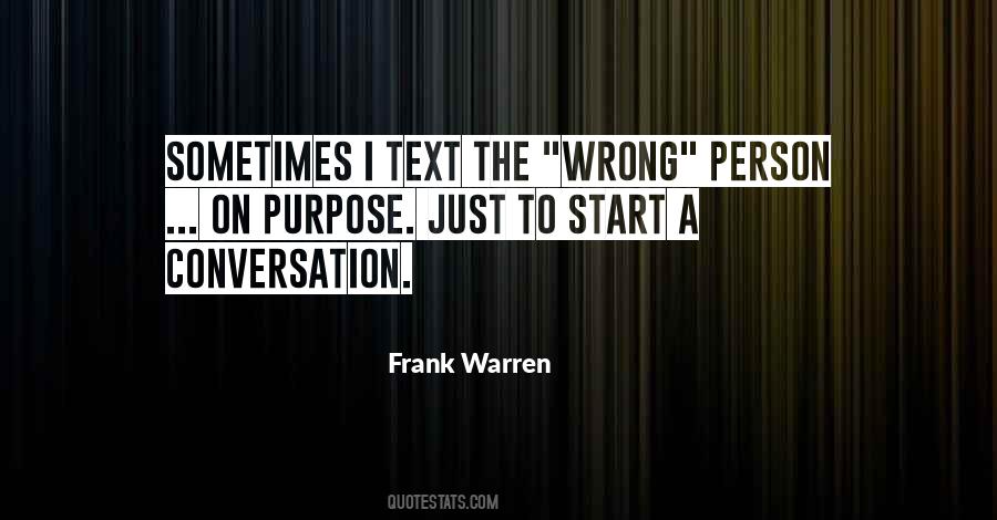 Frank Warren Quotes #1248343