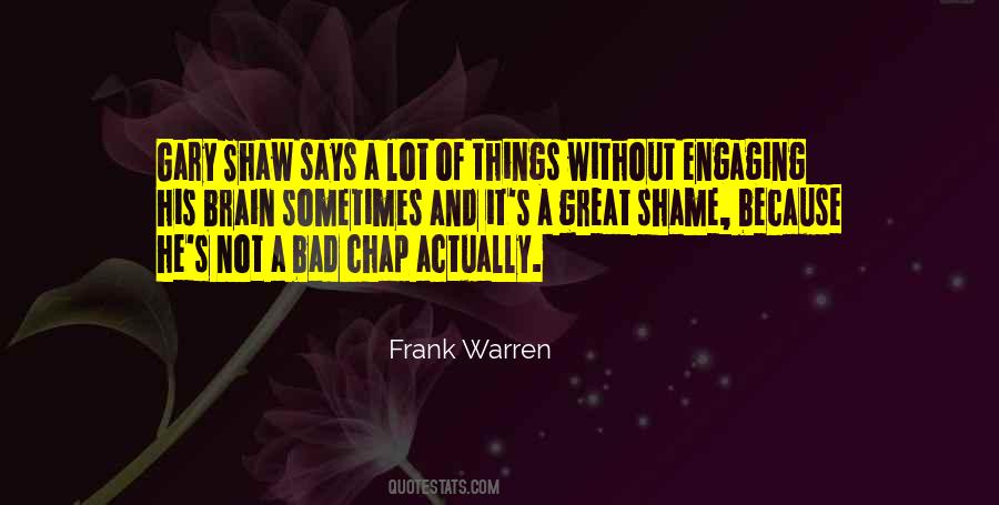 Frank Warren Quotes #1517862