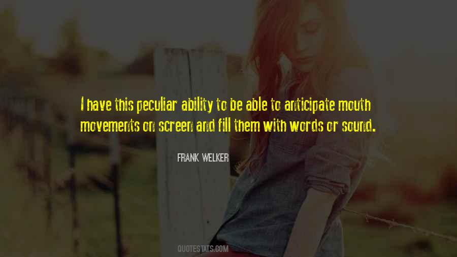 Frank Welker Quotes #1607058