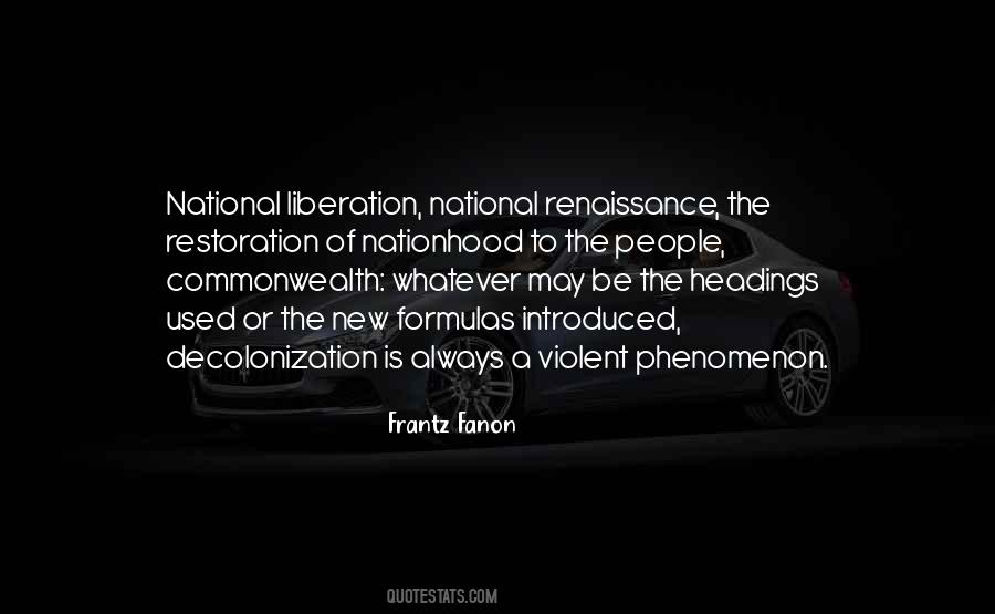 Frantz Fanon Quotes #1461486