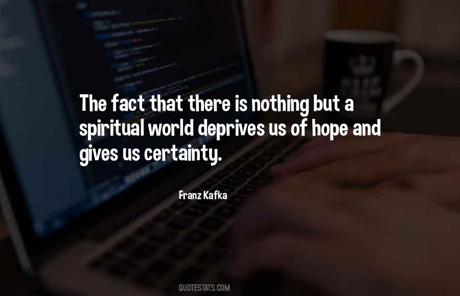 Quotes About Spiritual World #1328010